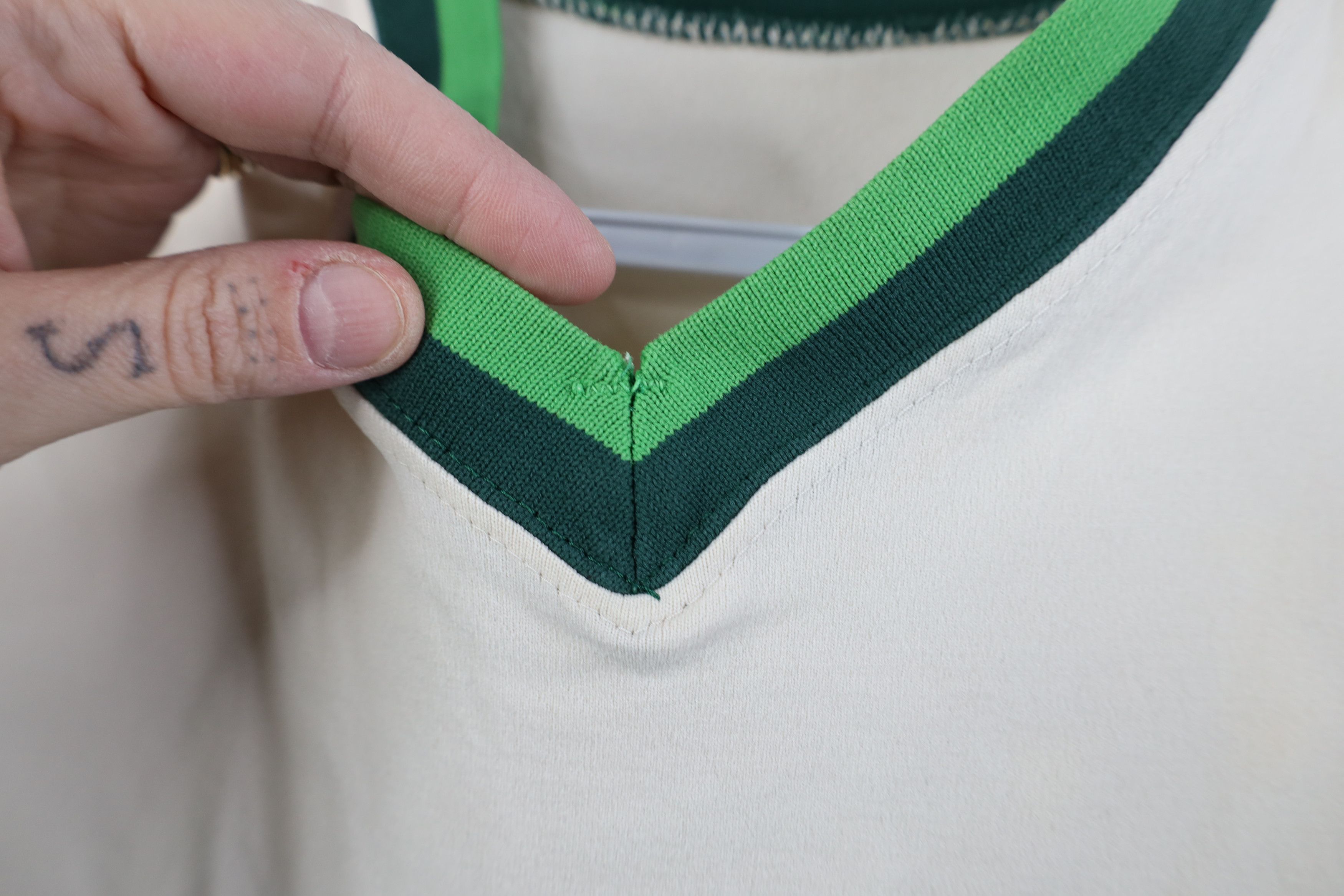Vintage Vintage 70s Sand Knit Knit Soccer Football Jersey Shirt USA Size US M / EU 48-50 / 2 - 11 Thumbnail