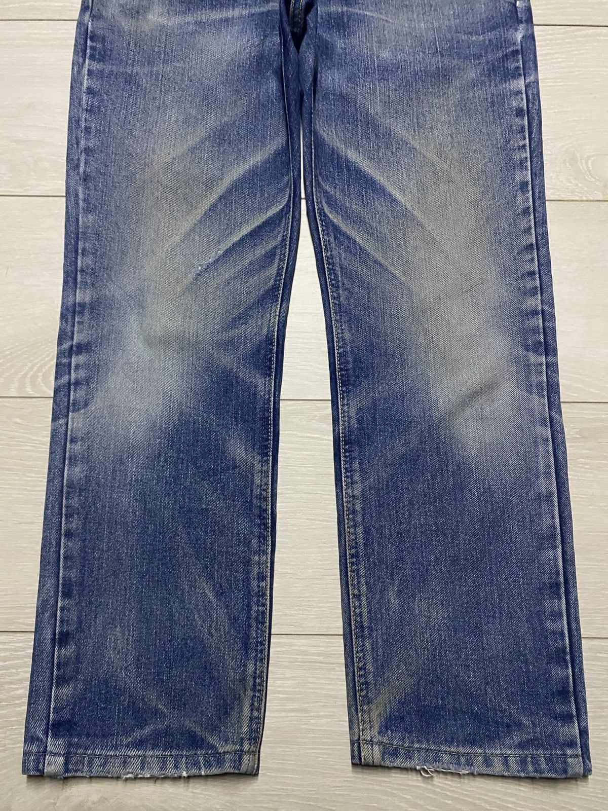 Japanese Brand Vintage Japanese Edwin 402Mud Wash Distressed Jeans Size US 30 / EU 46 - 5 Thumbnail
