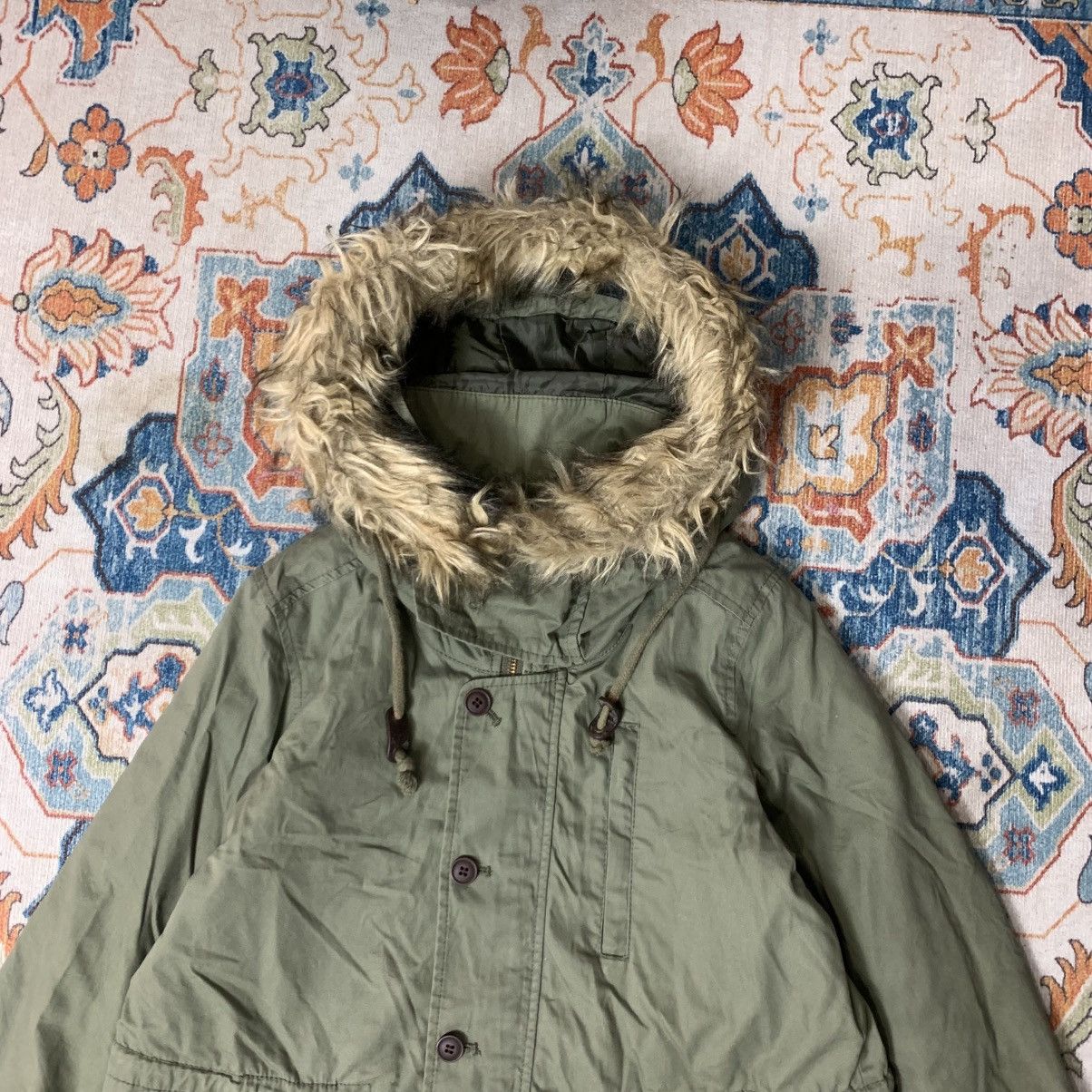 Japanese Brand Faux fur military hooded ifsix Lgb style Size US M / EU 48-50 / 2 - 2 Thumbnail