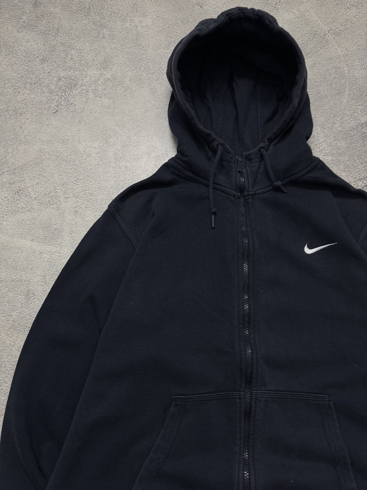 Nike Vintage Y2k Nike Mini Swoosh Basic Zip-Hoodie 00’s Size US XL / EU 56 / 4 - 5 Thumbnail