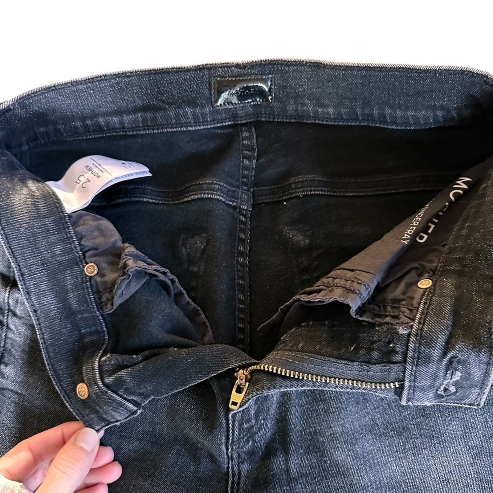 MOTHER MOTHER The Weekender Fray Jeans - Size 25 Size 25" / US 0 / IT 36 - 7 Thumbnail