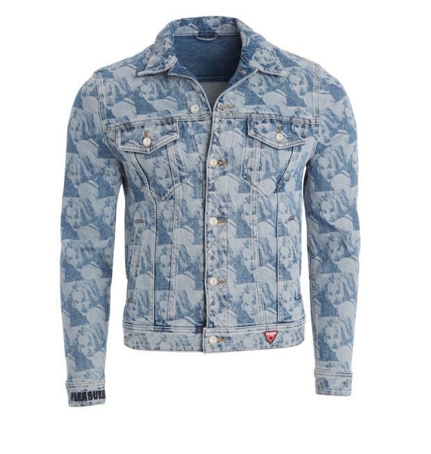 Guess Guess x Pleasures Drew Barrymore Denim Jacket Size US L / EU 52-54 / 3 - 7 Thumbnail