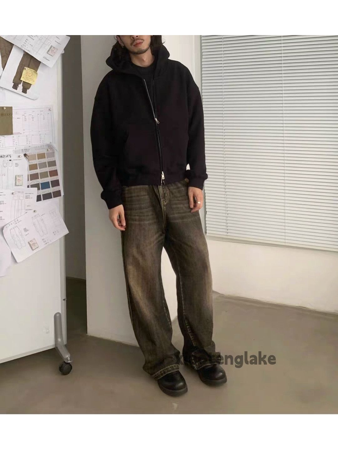 Jean × Vintage washed faded cleanfit loose baggy y2k yuppie jeans Size US 36 / EU 52 - 5 Thumbnail