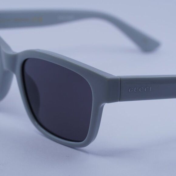 Gucci Gucci GG1716S 005 Sunglasses Shiny Grey Square Frame Size ONE SIZE - 4 Thumbnail