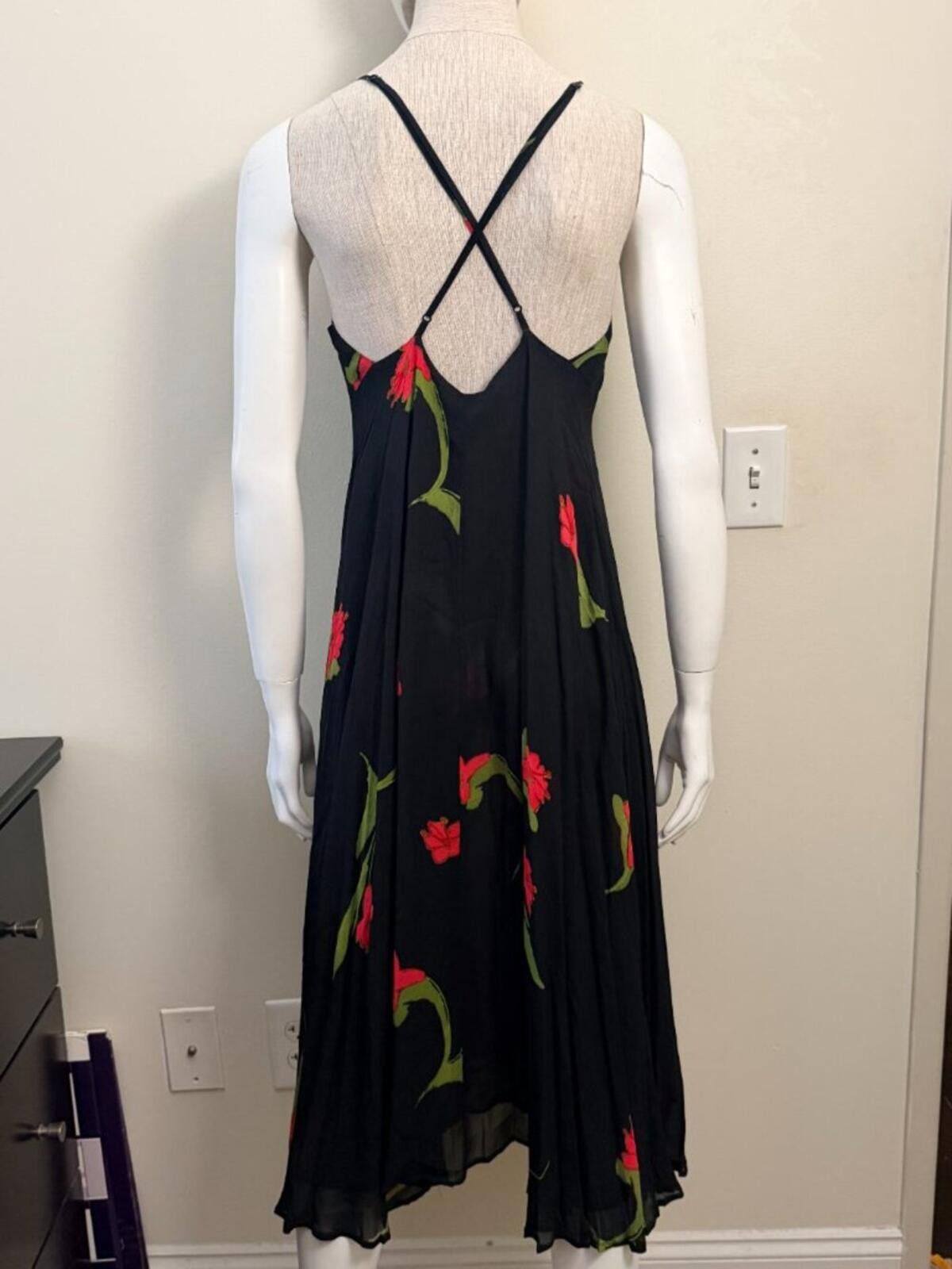 Reformation REFORMATION LAYERED CALA TULIP WRAP DRESS XS Size XS / US 0-2 / IT 36-38 - 7 Thumbnail