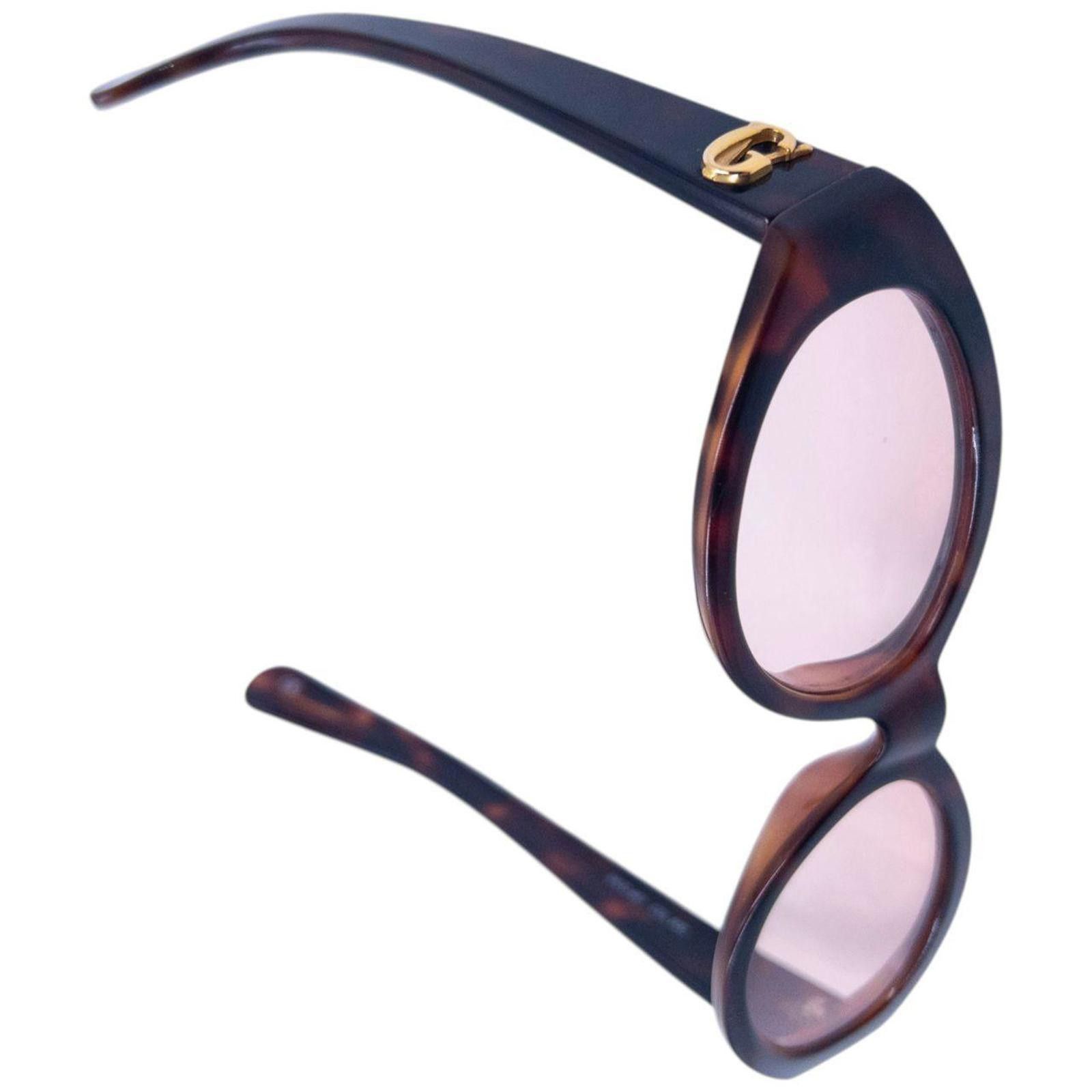 Versace Vintage 2000s Gianni Versace Tortoise Shell Sunglasses Size ONE SIZE - 5 Thumbnail