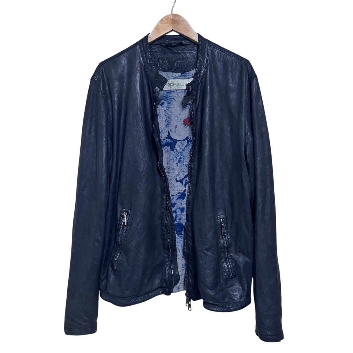 Giorgio Brato Giorgio Brato Leather Jacket BlackPepper Size US L / EU 52-54 / 3 - 1 Thumbnail