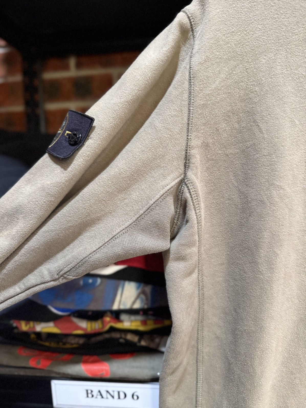 Stone Island Stone Island Zipper Hoodie Soft Green Faded Tee Size US L / EU 52-54 / 3 - 16 Thumbnail
