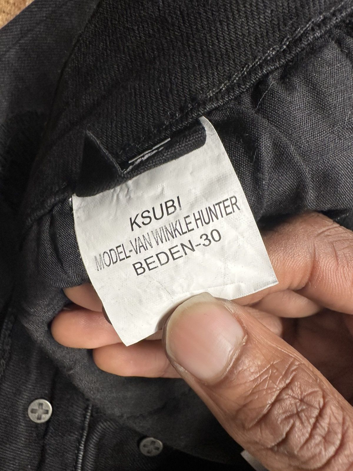 Ksubi Ksubi Bring Back Life Black Denim Jeans Sz 30 Size US 30 / EU 46 - 5 Thumbnail