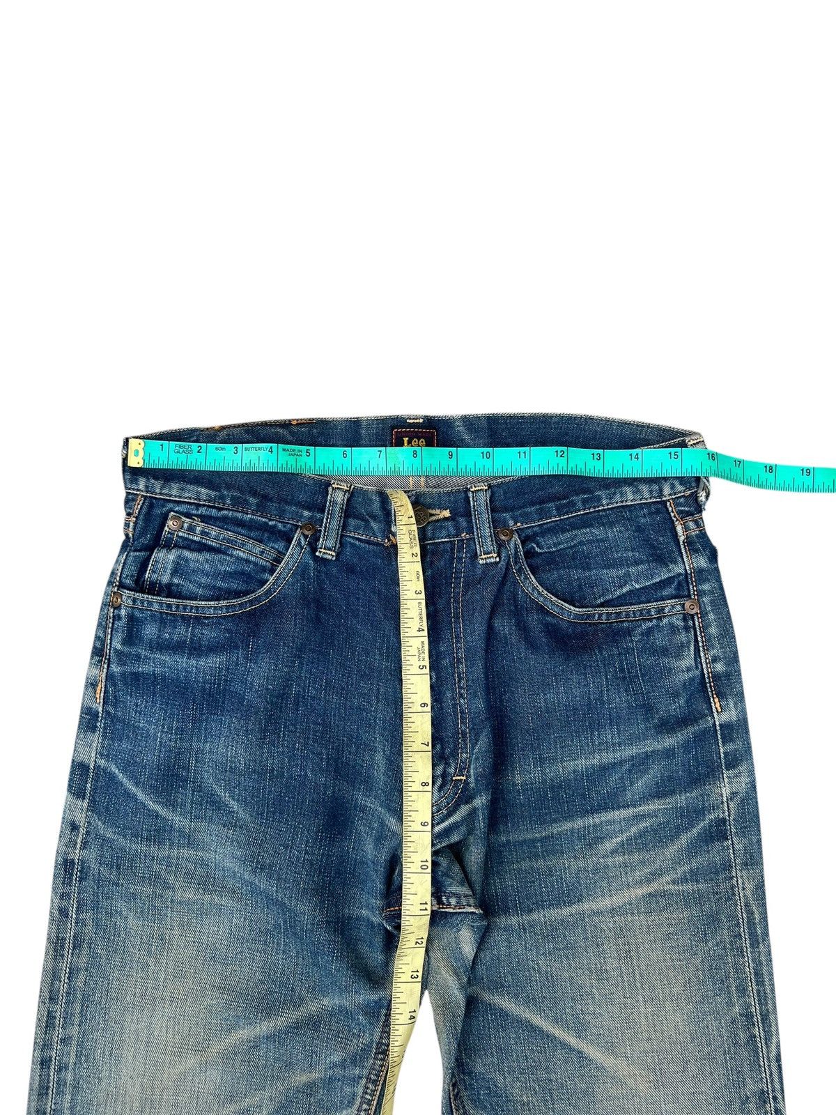 Lee Vintage Lee Sanforized Distressed Mud Denim Selvedge Jeans Size US 30 / EU 46 - 4 Thumbnail