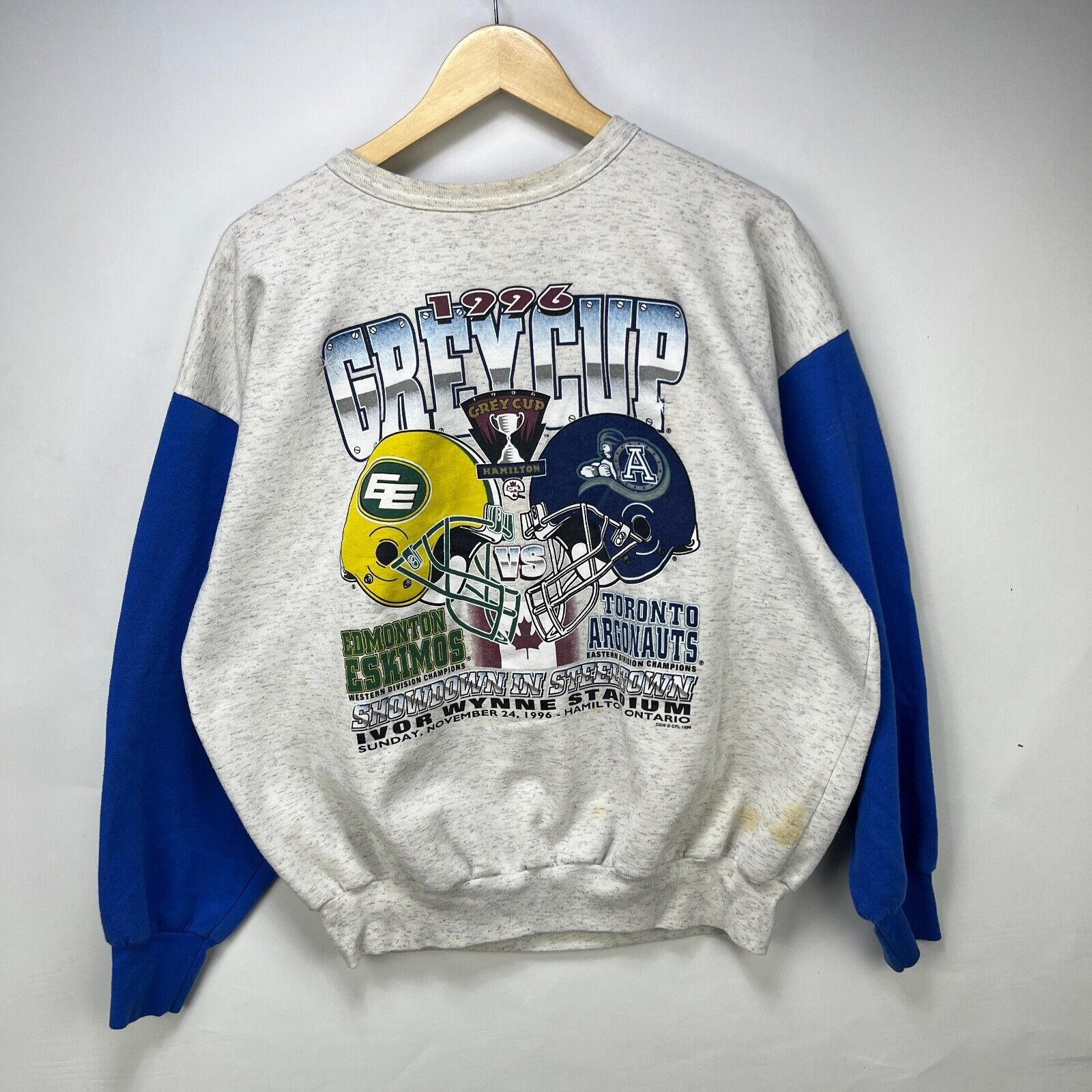 Vintage Vintage 1996 Gray Cup Champions LargeArgonauts Edmonton Size US L / EU 52-54 / 3 - 8 Thumbnail