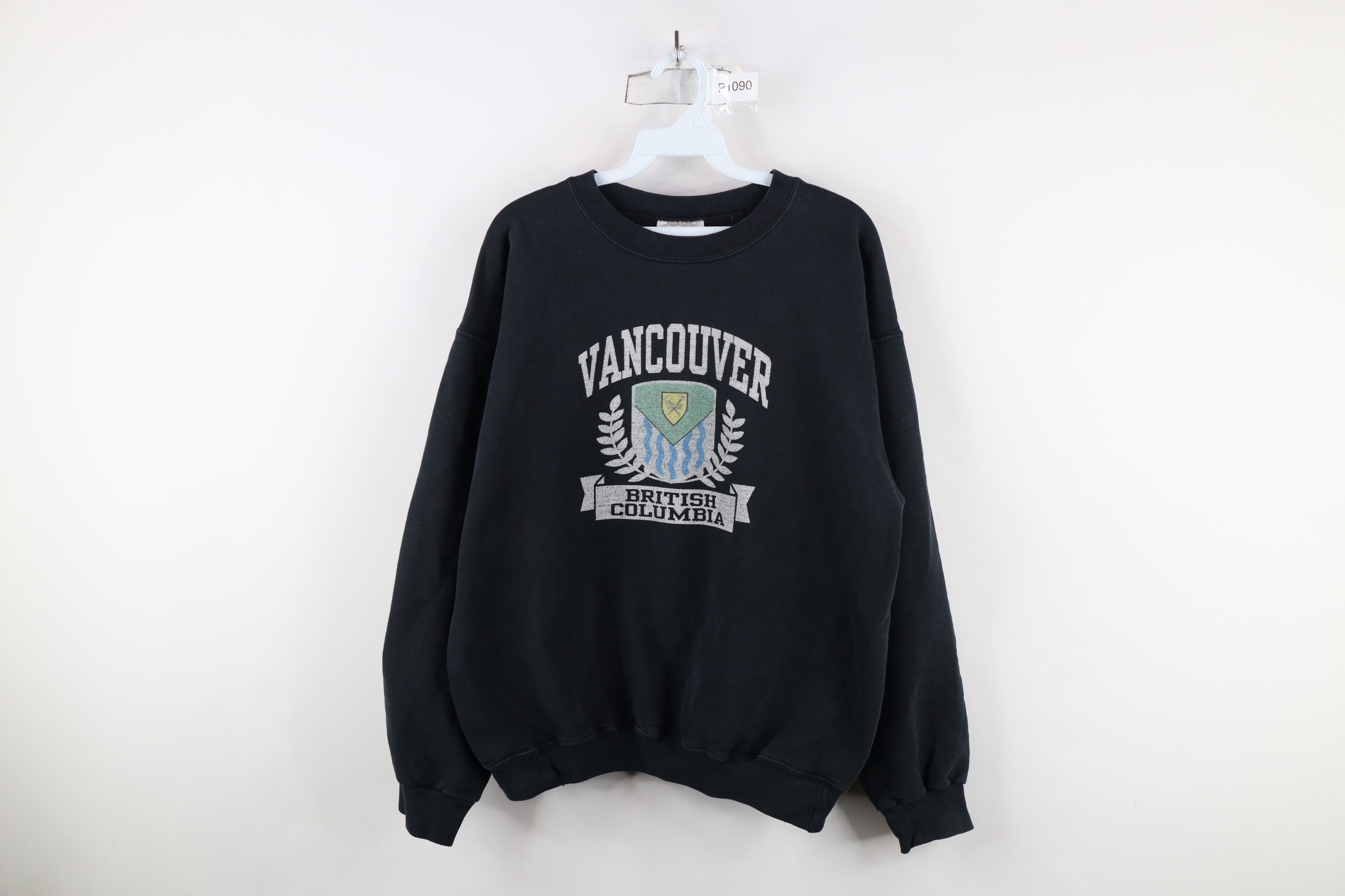 Vintage Vintage 90s Streetwear Vancouver British Columbia Sweatshirt Size US M / EU 48-50 / 2 - 1 Thumbnail