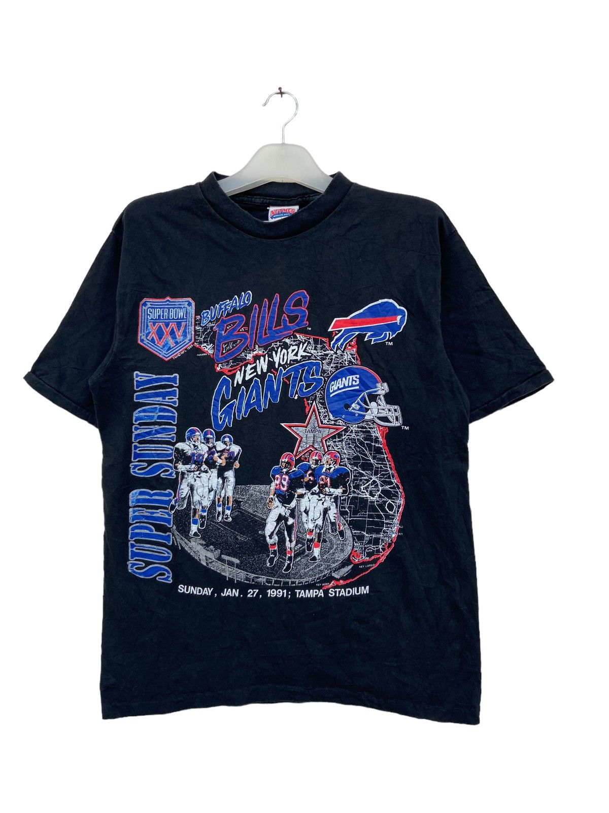 NFL Vintage NFL Buffalo Bills New York Giant Super Sunday Tees Size US L / EU 52-54 / 3 - 1 Thumbnail