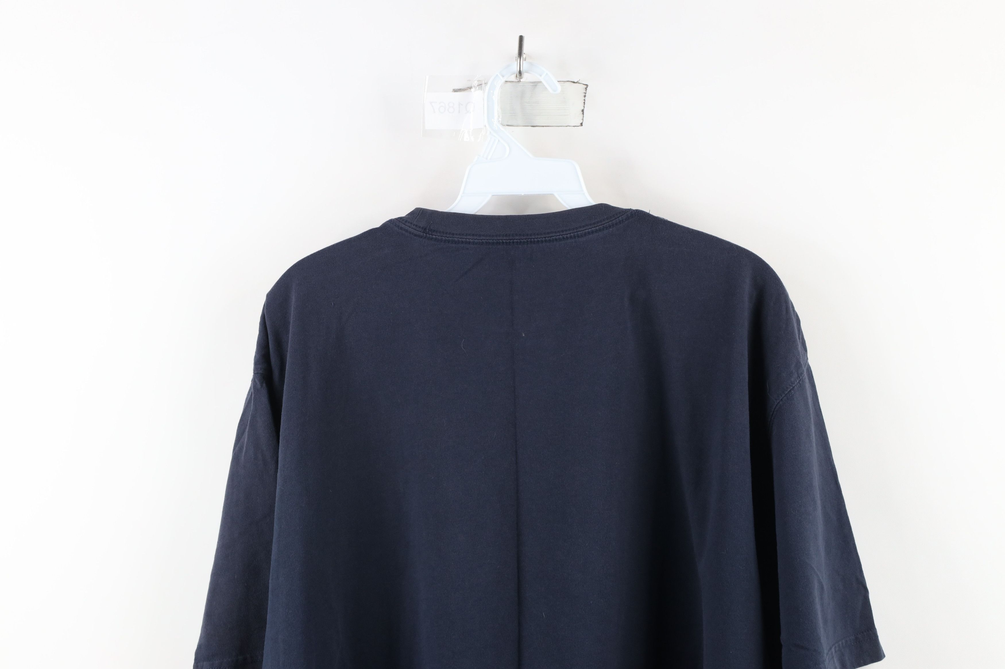 L.L. Bean × Vintage Vintage LL Bean Blank Heavyweight Pocket T-Shirt Blue Cotton Size US XL / EU 56 / 4 - 12 Thumbnail