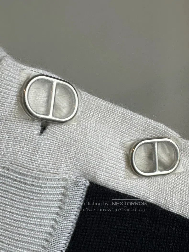 Hermes Hermes Chaines d'Ancre Pig Nose Knit Long Sleeve Size XS / US 0-2 / IT 36-38 - 3 Thumbnail