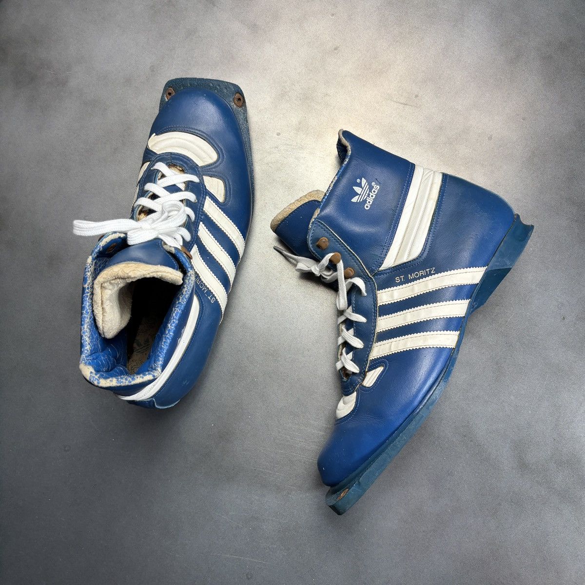 Adidas × Vintage 1970s Adidas St. Mortiz Vintage Adidas Ski Boots Olympics 10 Size US 10.5 / EU 43-44 - 4 Thumbnail