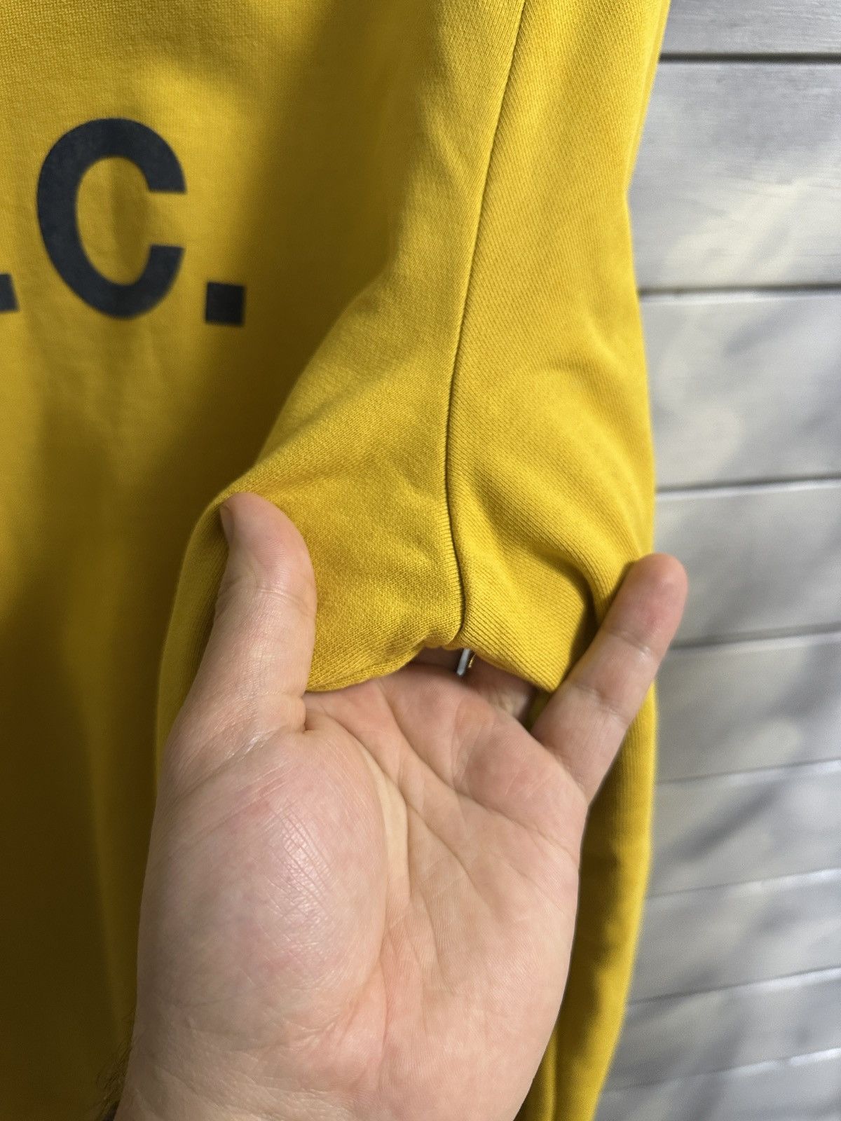 A.P.C. Rare Sweatshirt A.P.C. Rue Madame Paris Big Logo Size L Size US L / EU 52-54 / 3 - 4 Thumbnail