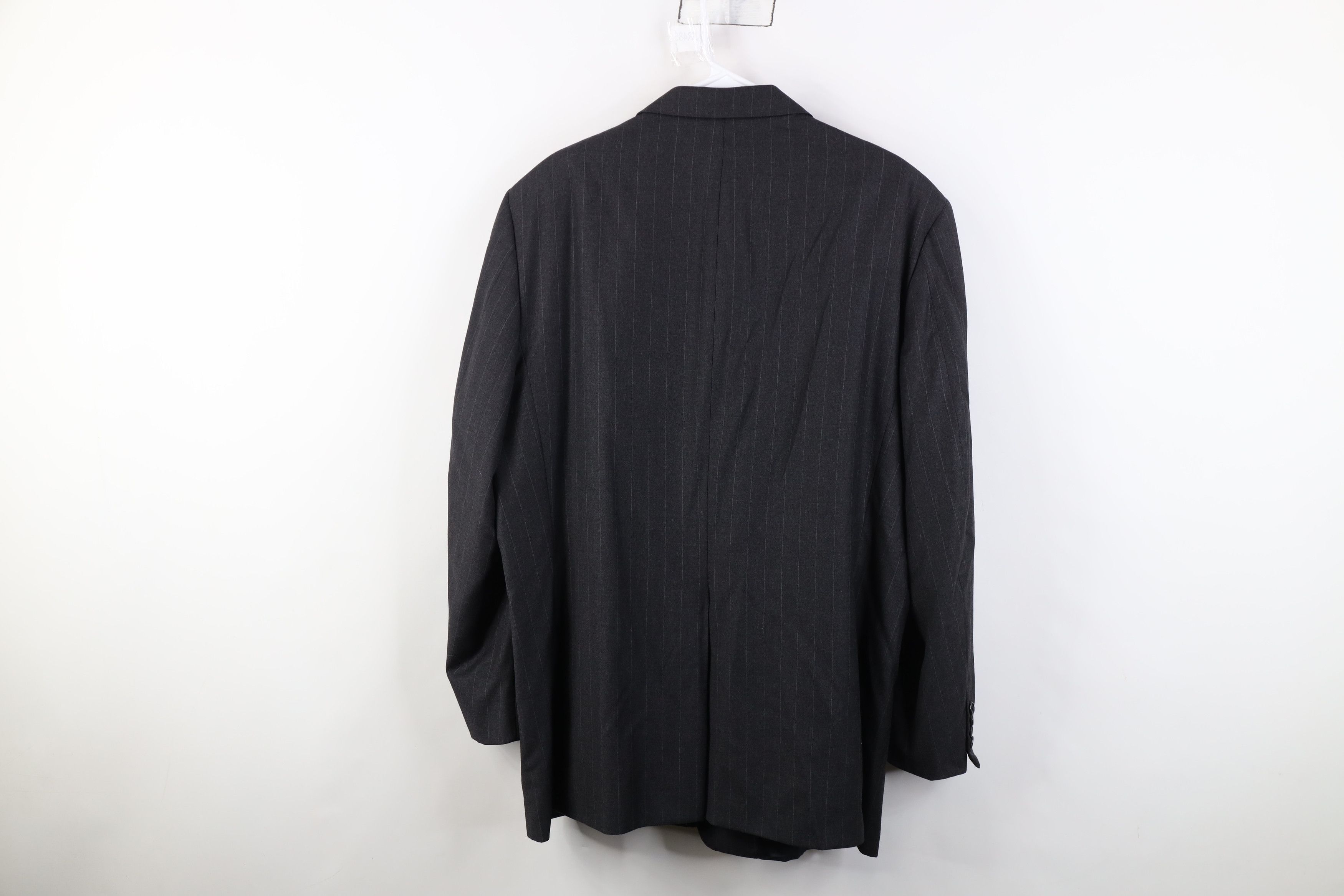 Hickey Freeman Hickey Freeman Loro Piana Super 120s Wool Blazer Suit Jacket Size US XXL / EU 58 / 5 - 13 Thumbnail