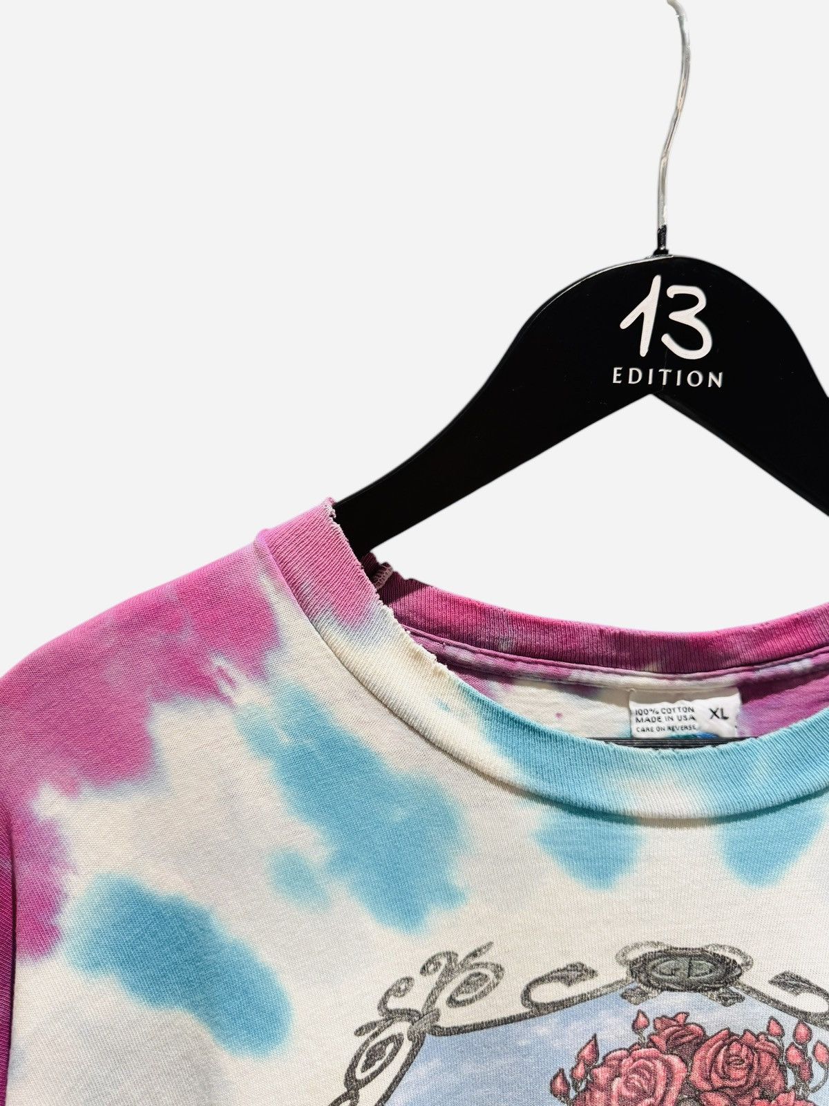 Grateful Dead Thrashed and Faded Vintage Grateful Dead Tie-Dye Long Sleeve Size US XXL / EU 58 / 5 - 6 Thumbnail