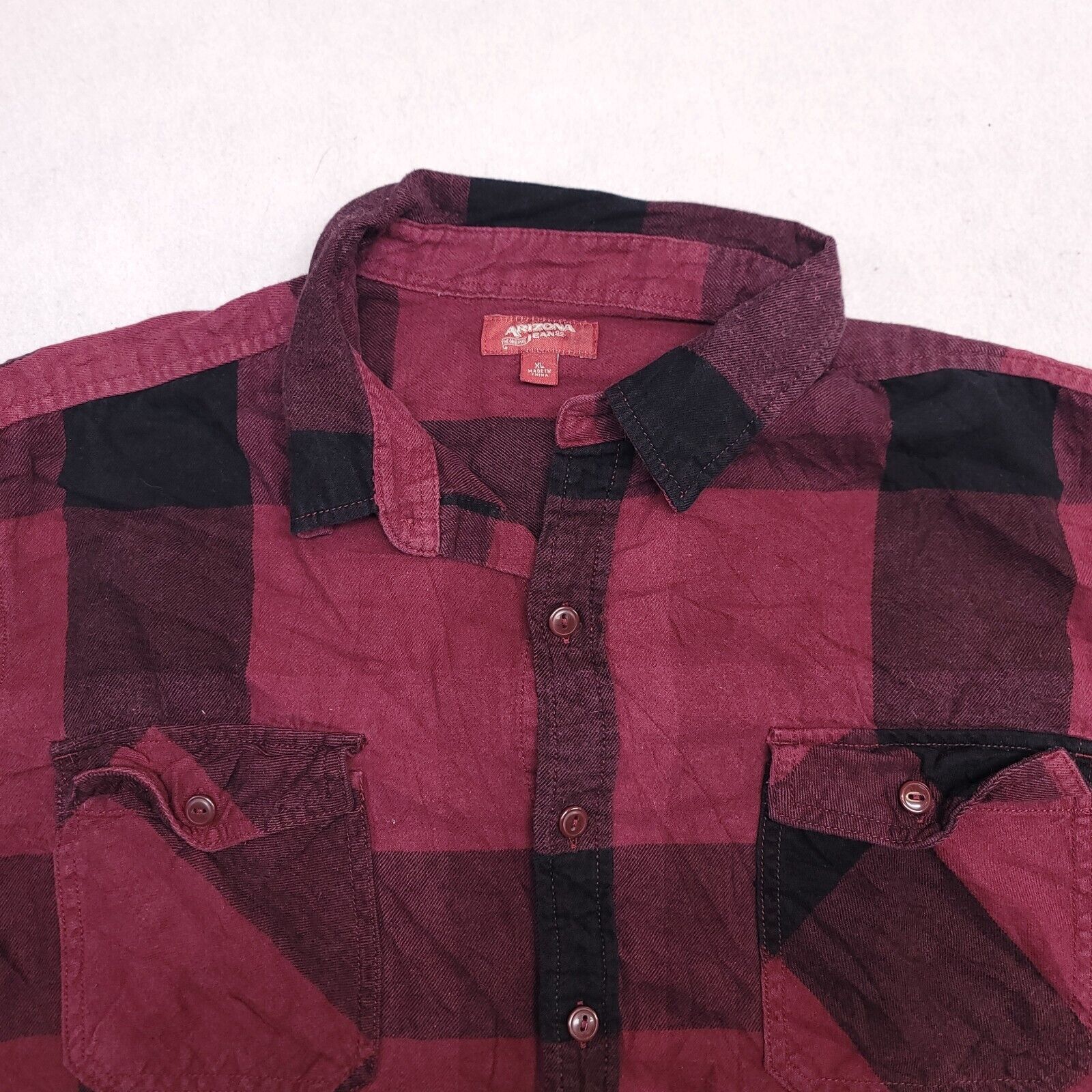 Arizona Jean Co. Arizona Jeans Co Buffalo Check Flannel Shirt Mens Size XL Size US XL / EU 56 / 4 - 1 Thumbnail