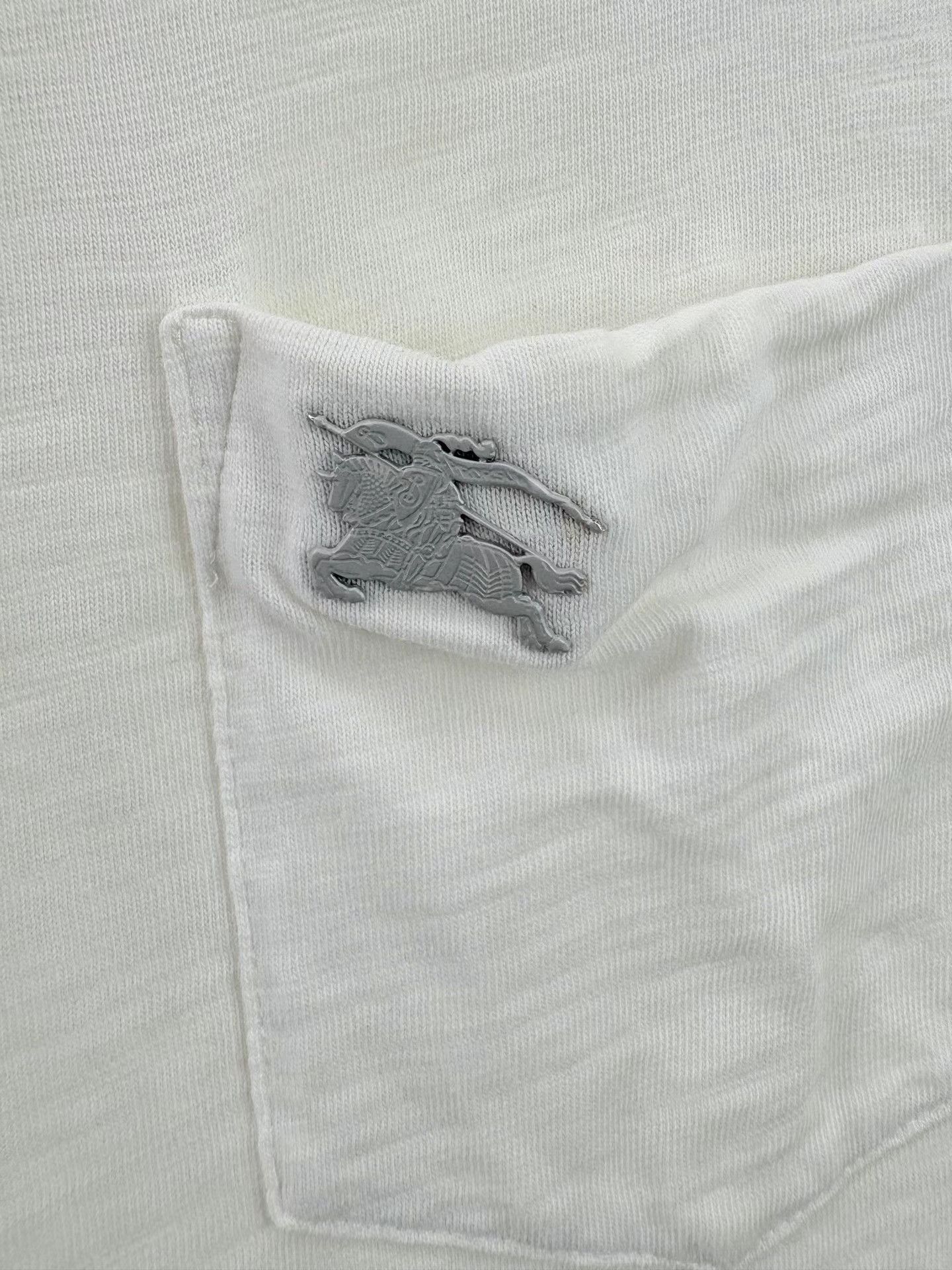 Burberry BURBERRY Chest Pocket Horse Short Sleeve Size US XL / EU 56 / 4 - 3 Thumbnail