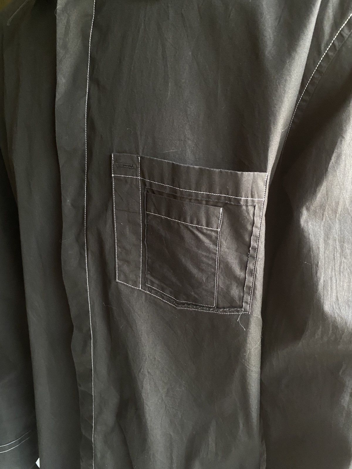 Maison Margiela SS18 Contrast Stitch Shirt Size US M / EU 48-50 / 2 - 7 Thumbnail
