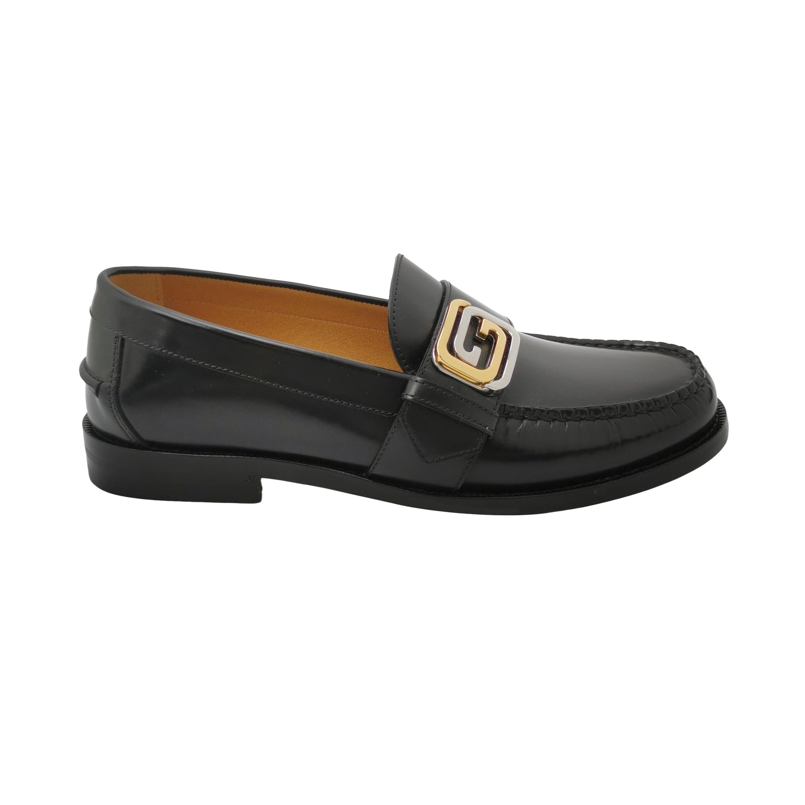 Gucci Gucci Interlocking G Leather Loafers 40.5 Size US 10.5 / IT 40.5 - 1 Thumbnail