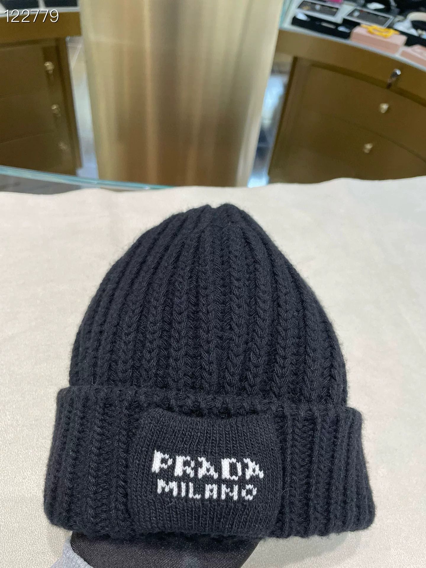 Prada Prada Beanie 040148V317 S Size ONE SIZE - 1 Thumbnail
