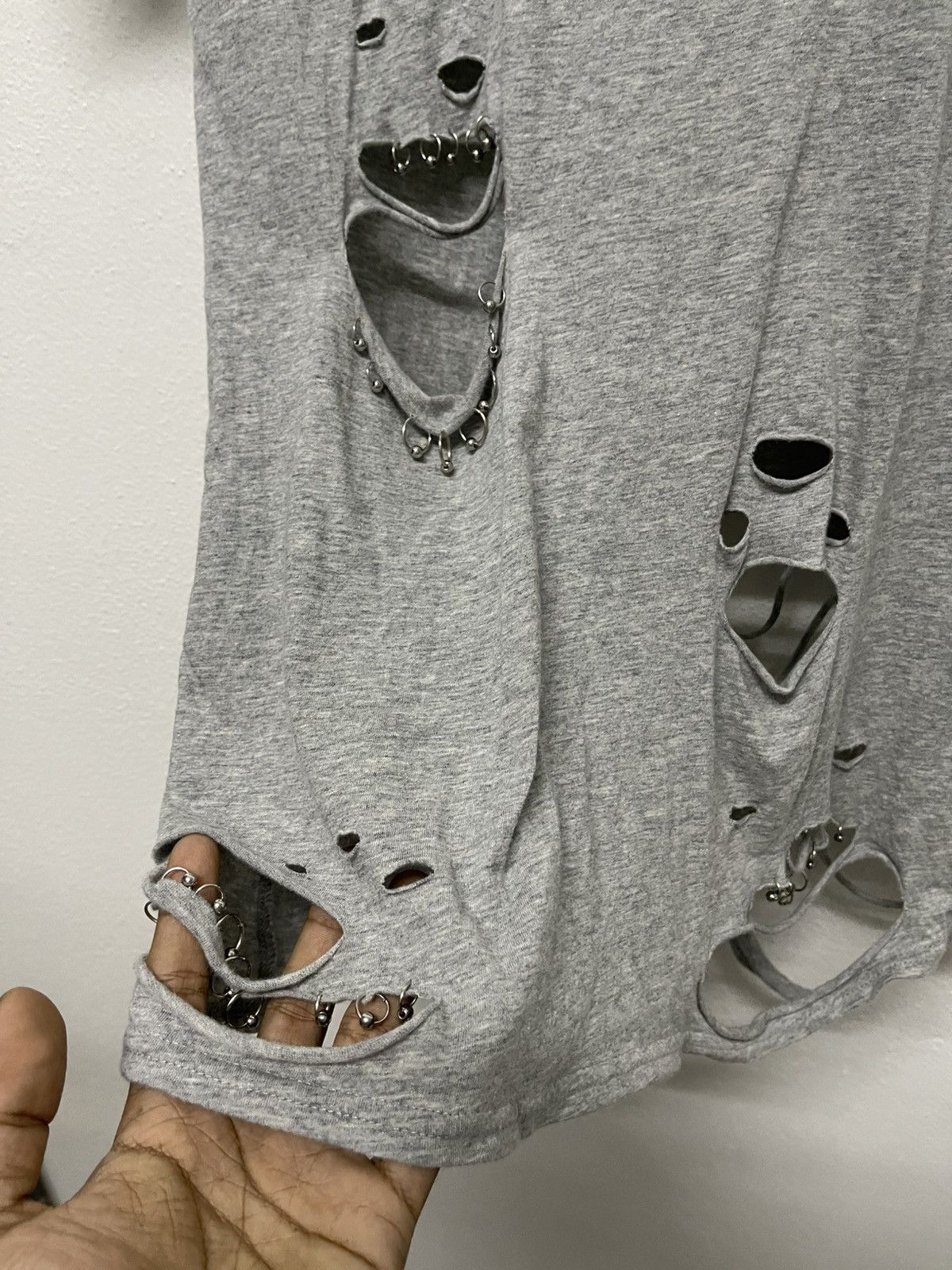 Japanese Brand × Seditionaries 2000s GLAD NEWS DISTRESSED DESIGN RARE Size M / US 6-8 / IT 42-44 - 7 Thumbnail