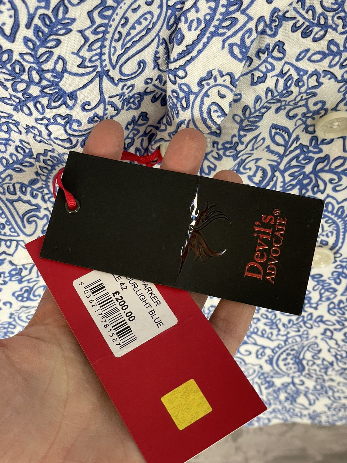 Japanese Brand Luxury “Devil’s Advocate” Streetwear Blazer Size 42R - 8 Thumbnail