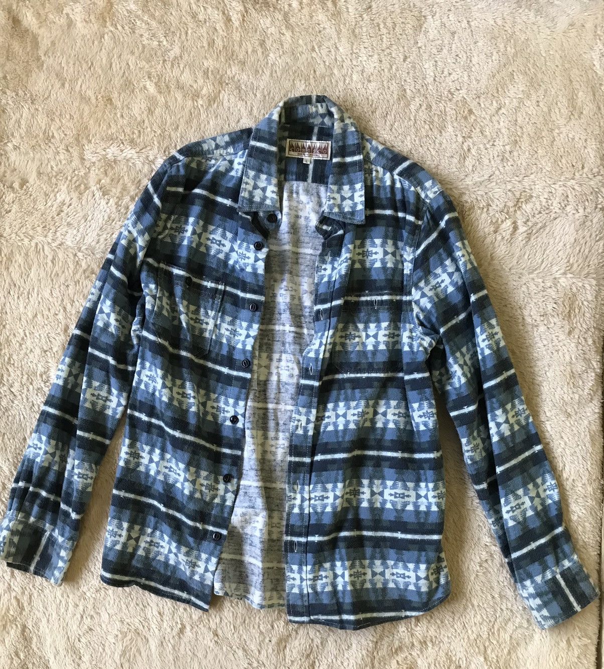 Japanese Brand Corisco Flanel Hawaiian Size US XL / EU 56 / 4 - 1 Thumbnail