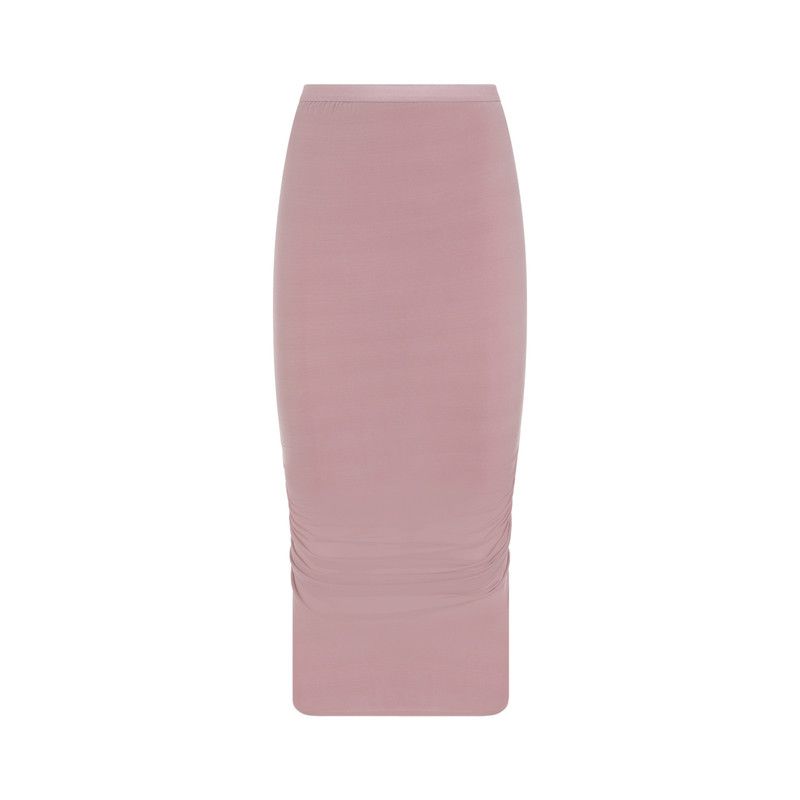 Rick Owens o1y0126 Midi Skirt in Antique Rose Size 26" / US 2 / IT 38 - 1 Thumbnail