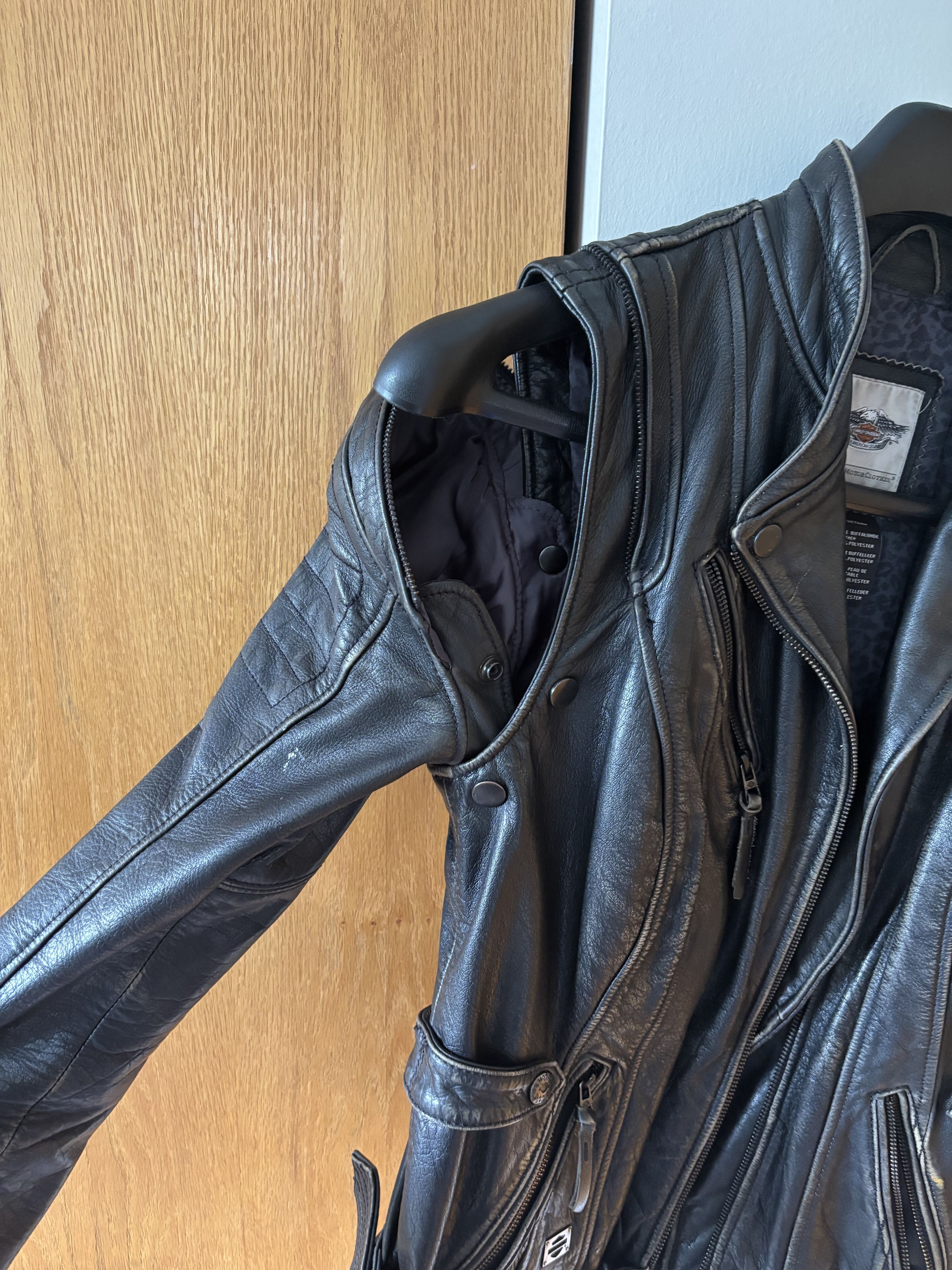 Harley Davidson Harley Davidson Buffalo Leather Jacket Size M / US 6-8 / IT 42-44 - 5 Thumbnail