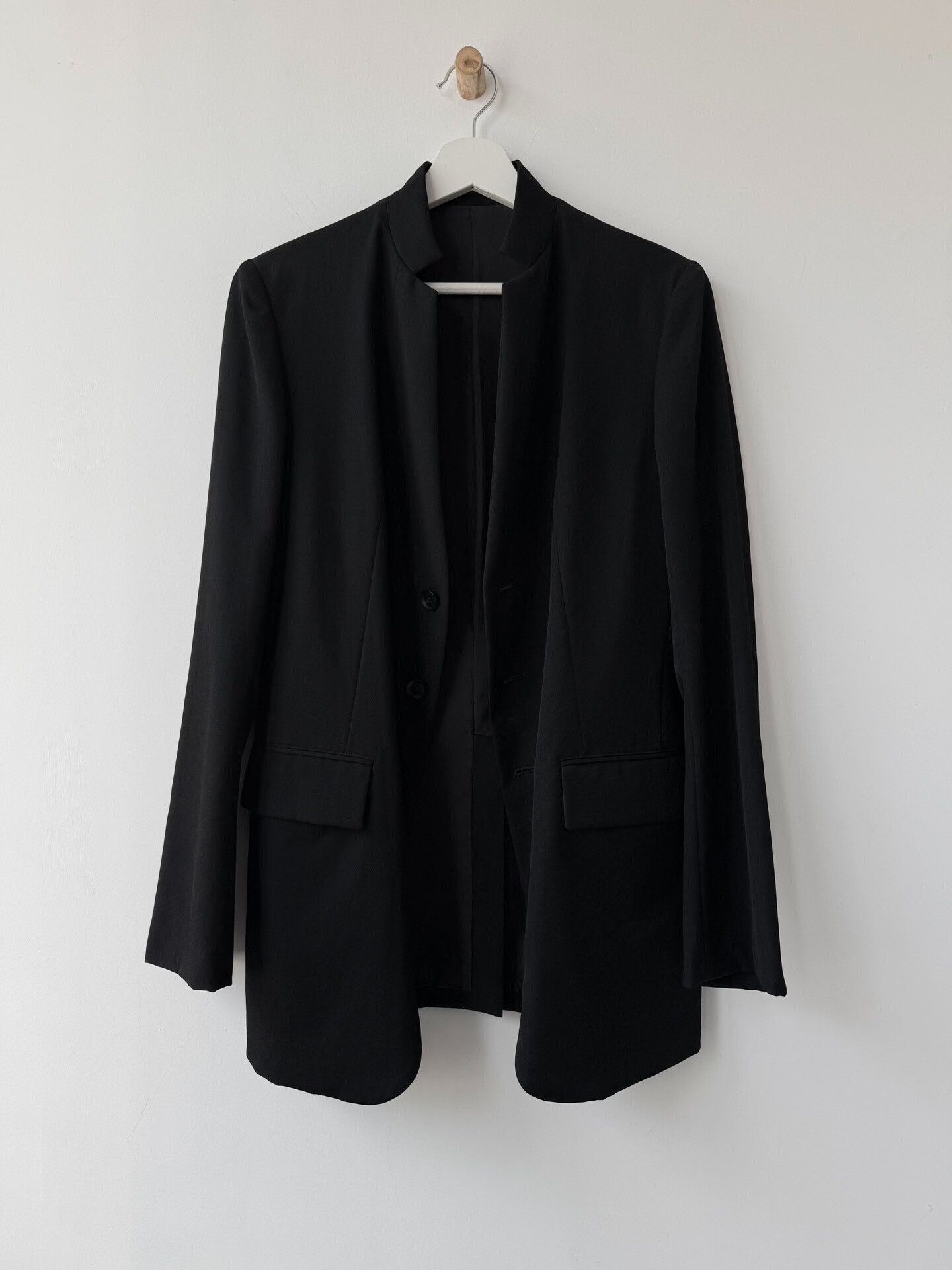Yohji Yamamoto yohji yamamoto y's black minimalist blazer Size US M / EU 48-50 / 2 - 1 Thumbnail