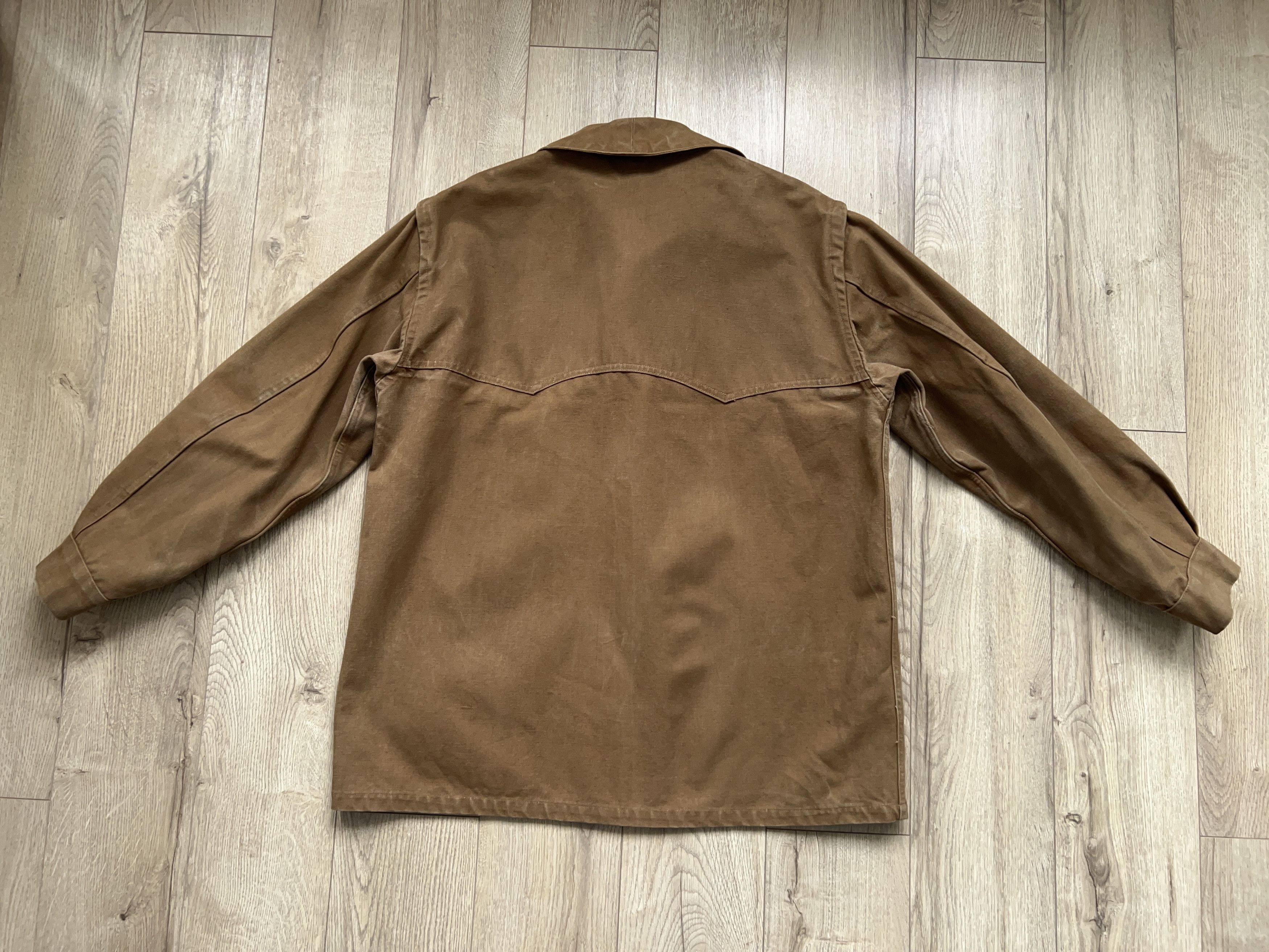 Canvas × Vintage French Railway Work Jacket SNCF Coat Cotton Workwear Size US L / EU 52-54 / 3 - 15 Thumbnail