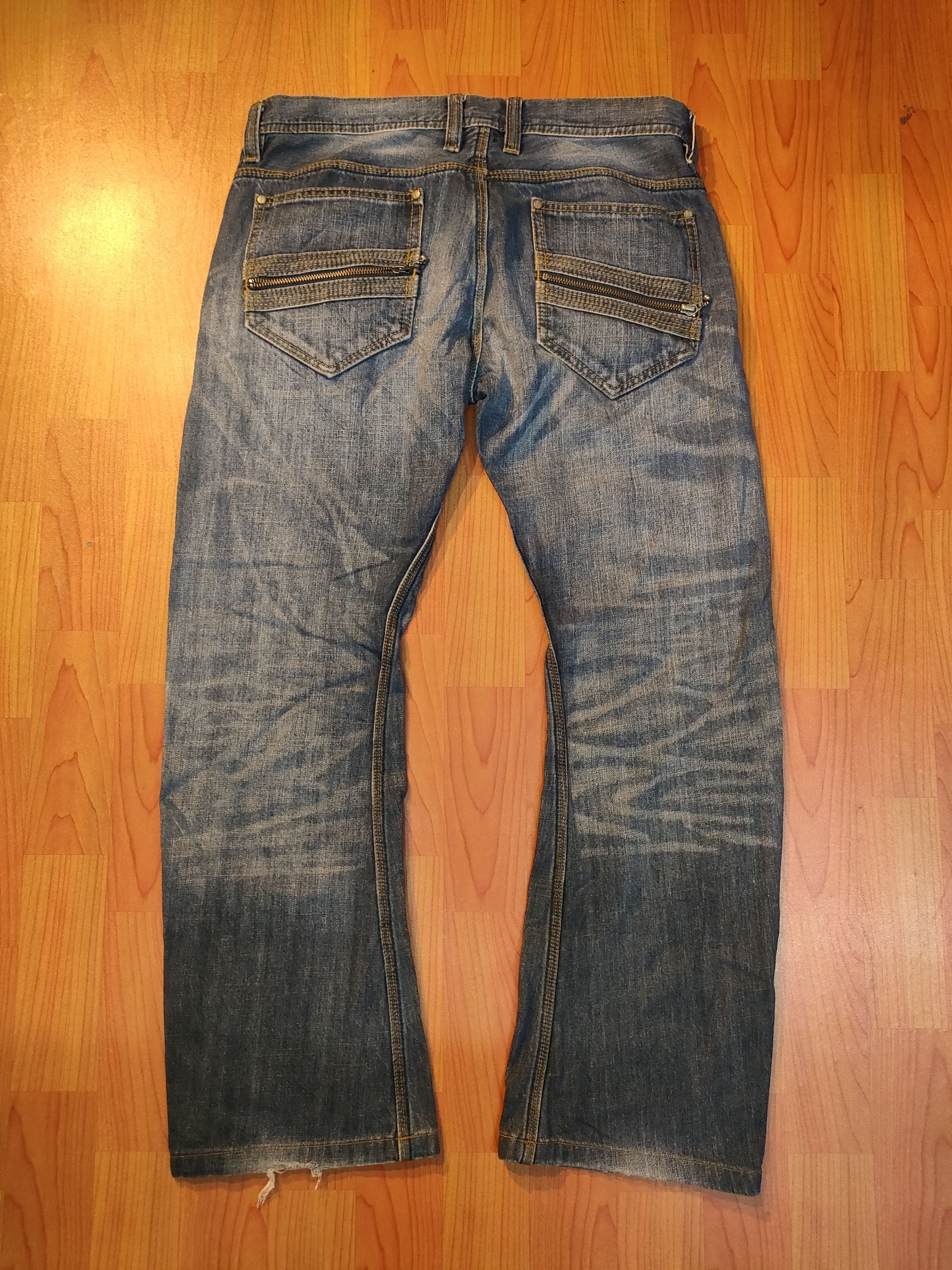 HIDEAWAYS HD Hideaway Distressed Designer Jeans Size US 34 / EU 50 - 2 Thumbnail