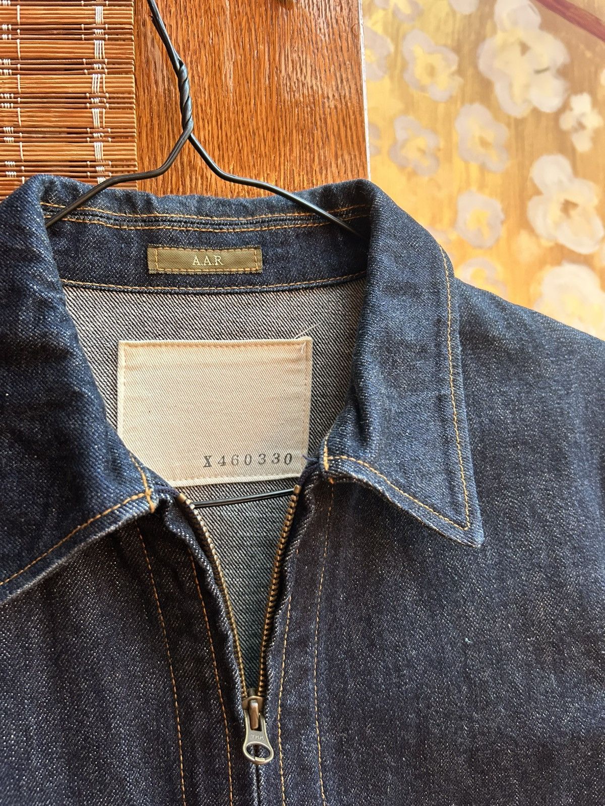 Japanese Brand Against All Risks A.A.R by Yohji Yamamoto Zip Denim Jacket Size US L / EU 52-54 / 3 - 9 Thumbnail