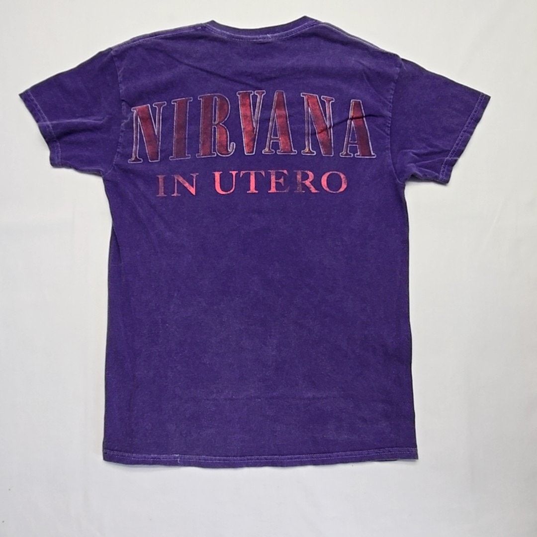 Nirvana Nirvana In Utero Shirt Graphic Purple Small Rock Band Tee Size US S / EU 44-46 / 1 - 5 Thumbnail