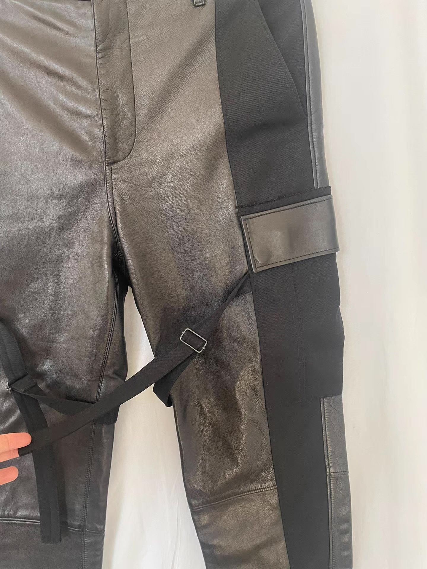 3.1 Phillip Lim 3.1 Phillip Lim Men's Lambskin Cargo Pants Ｑ21 Size US 34 / EU 50 - 6 Thumbnail