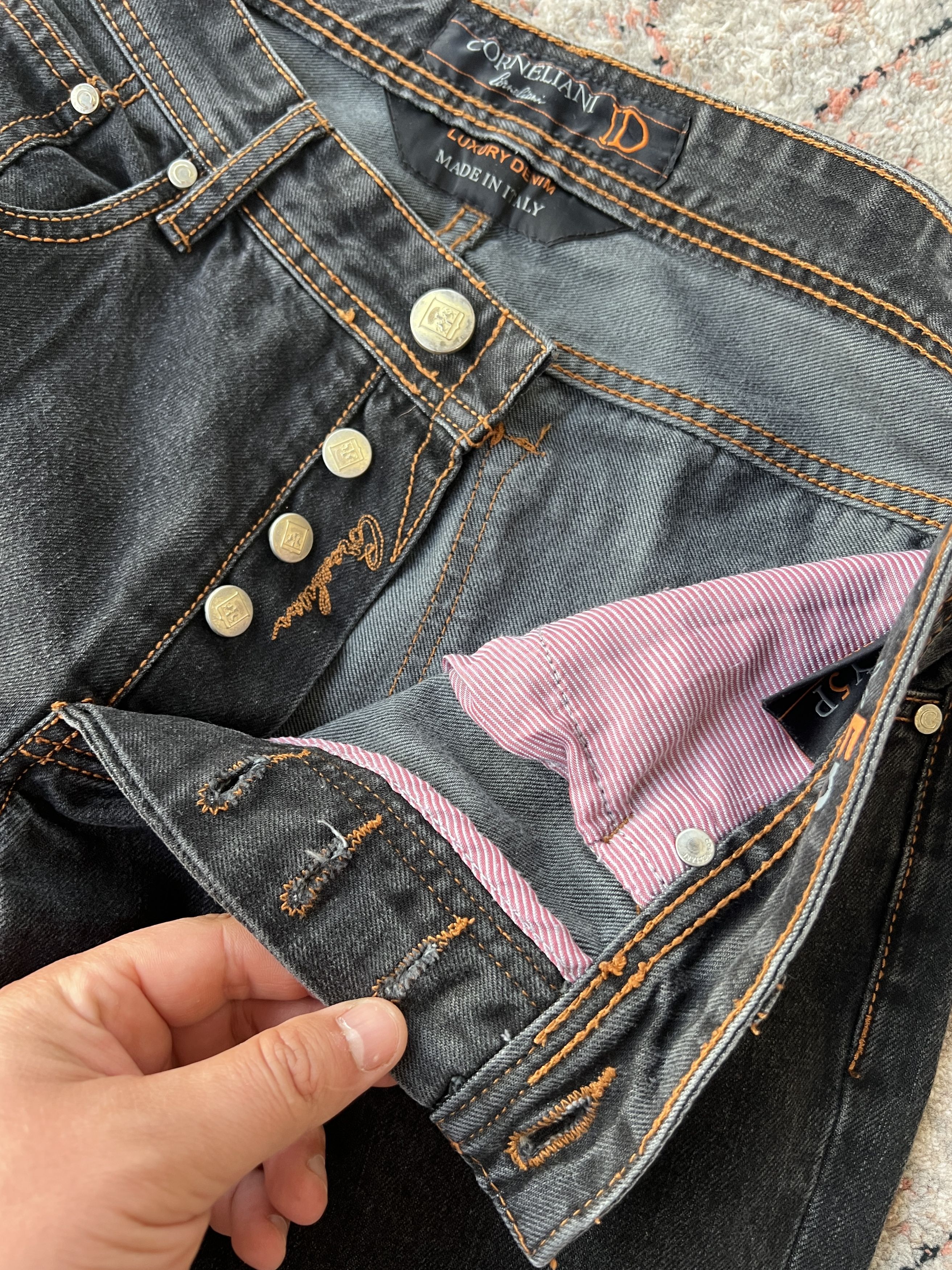 Corneliani Corneliani Y5P Luxury Denim Jeans Size US 33 - 13 Thumbnail