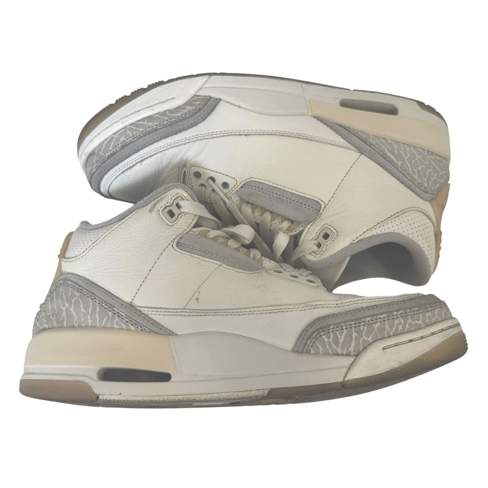 Nike NIKE AIR JORDAN 3 Retro Craft Ivory Shoes LIMITED EDITION Size US 8.5 / EU 41-42 - 11 Thumbnail