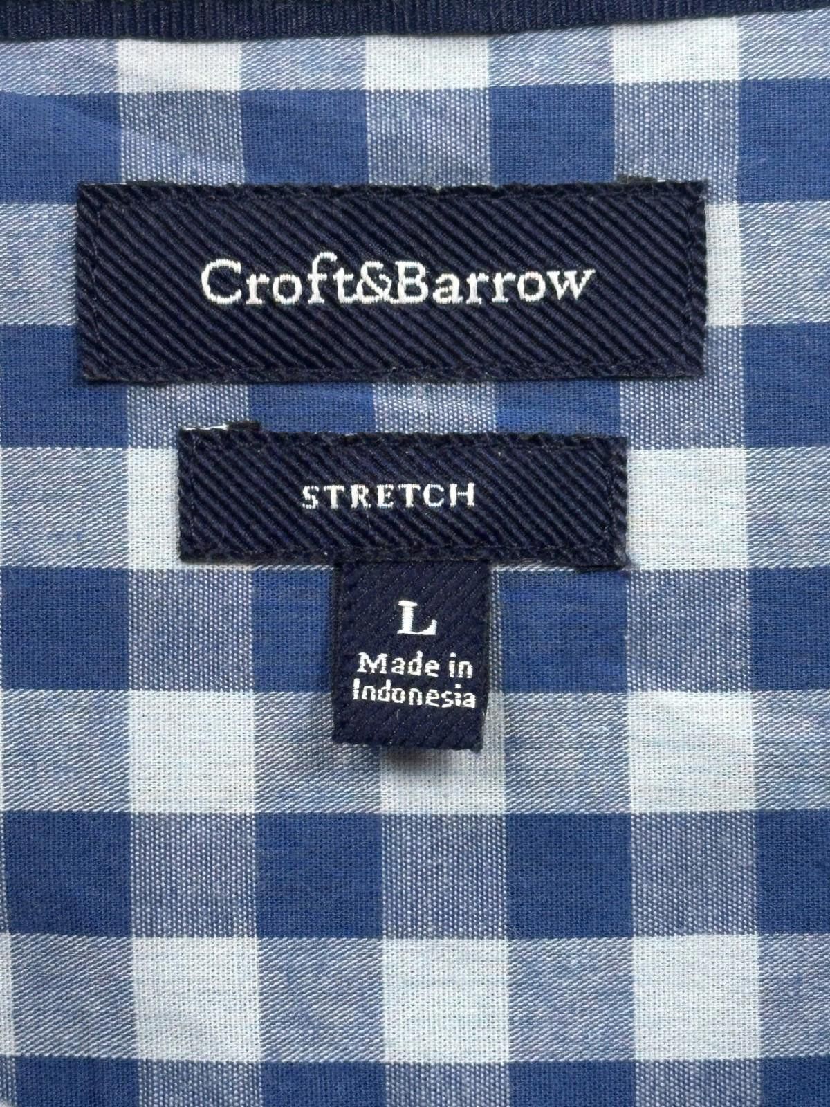 Croft & Barrow Croft Barrow Cotton Blend Stretch Oxford Shirt Blue Men's L Size US L / EU 52-54 / 3 - 3 Thumbnail