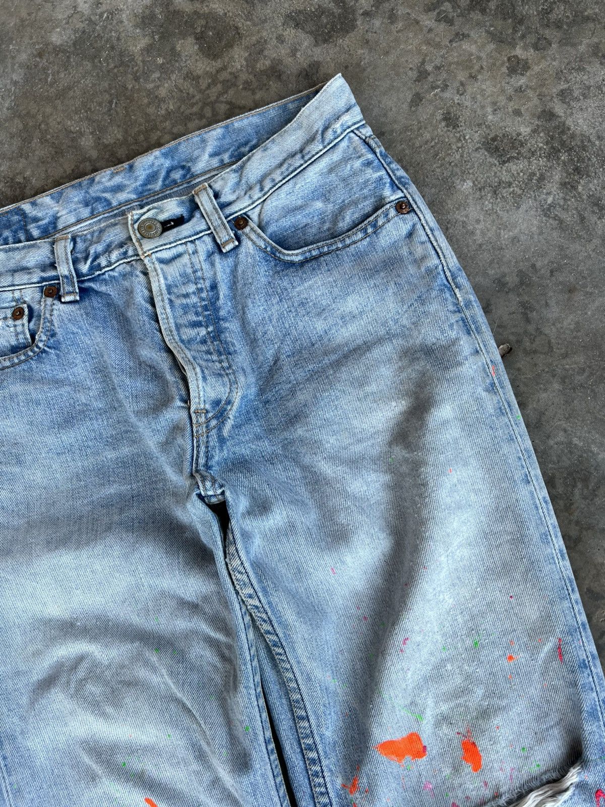 Japanese Brand × Levi's 🌈90’s Levis Painter Distress Jeans Size US 28 / EU 44 - 6 Thumbnail
