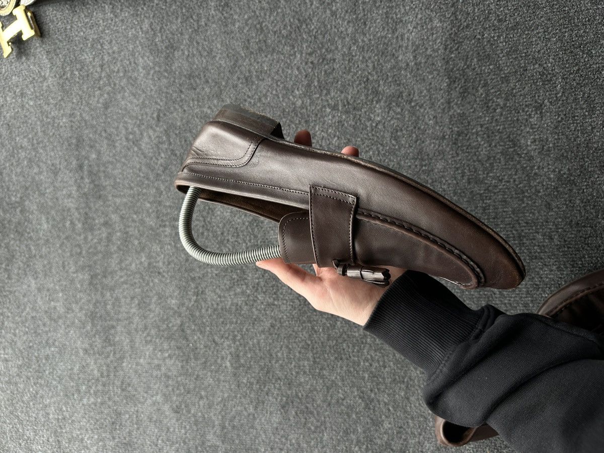 Emporio Armani LUXURY 🚨 EMPORIO ARMANI VNTG SHOES MEN BROWN LUXURY RARE Size US 9.5 / EU 42-43 - 11 Thumbnail