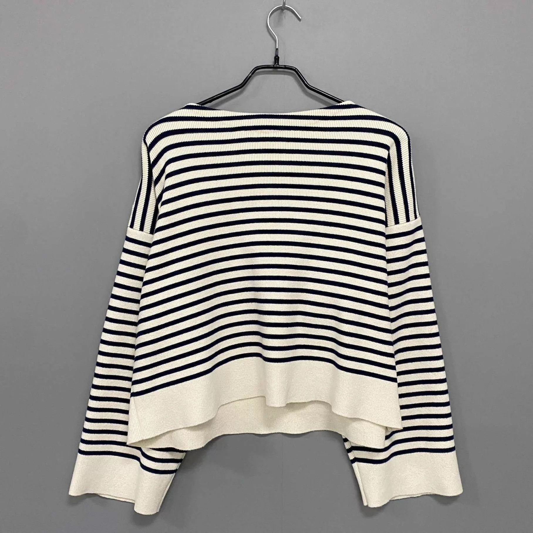 Celine Celine Striped Gold Buttons Sweater, Size M Size M / US 6-8 / IT 42-44 - 3 Thumbnail