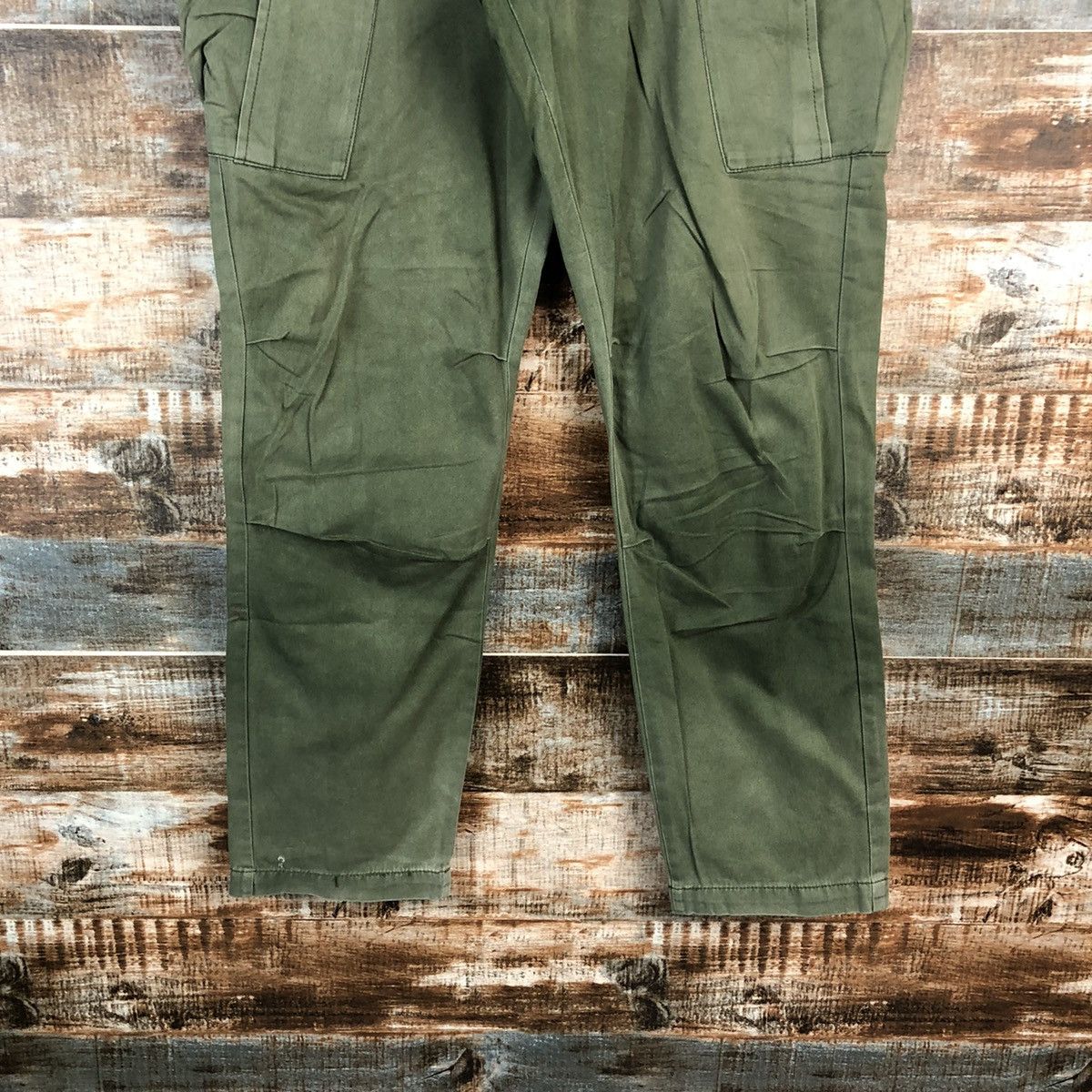 Japanese Brand DLL Browny Green Cargo Multipocket Pants #C100 Size US 29 - 6 Thumbnail