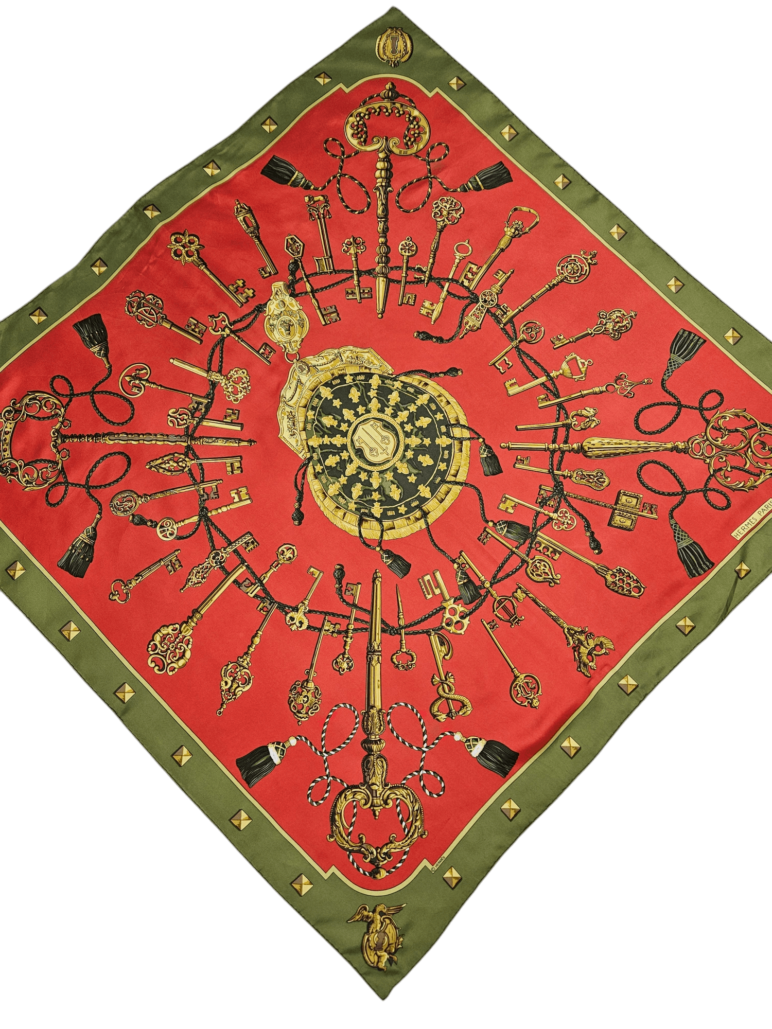 Hermes Hermes Les Cles Keys silk scarf Size ONE SIZE - 2 Thumbnail