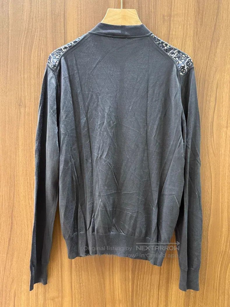 Hermes Hermes Black print long sleeve jacket Size S / US 4 / IT 40 - 2 Thumbnail