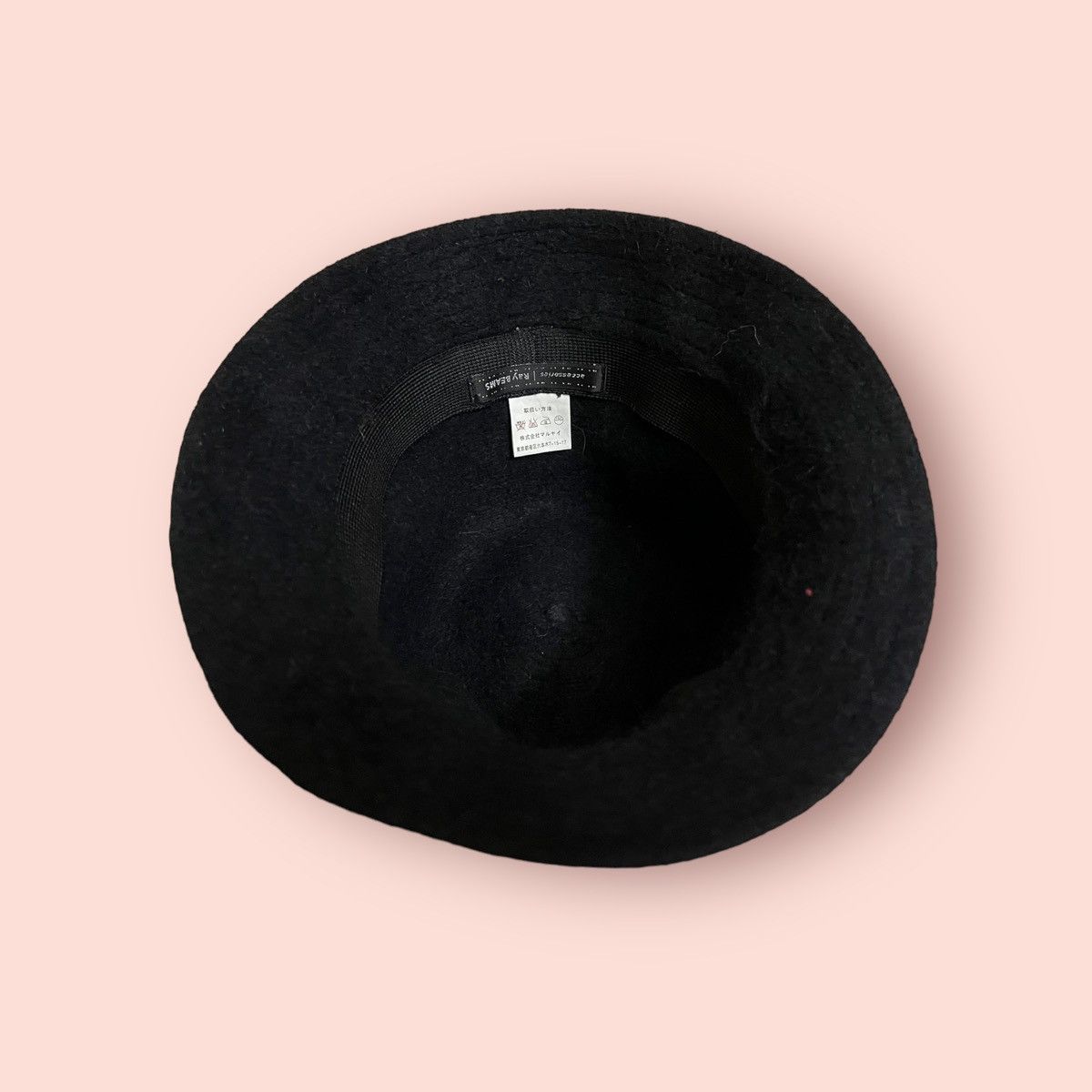 Beams Plus × Japanese Brand VINTAGE RAY BEAMS MOHAIR BLACK WOOL BLEND BUCKET HAT Size ONE SIZE - 16 Thumbnail