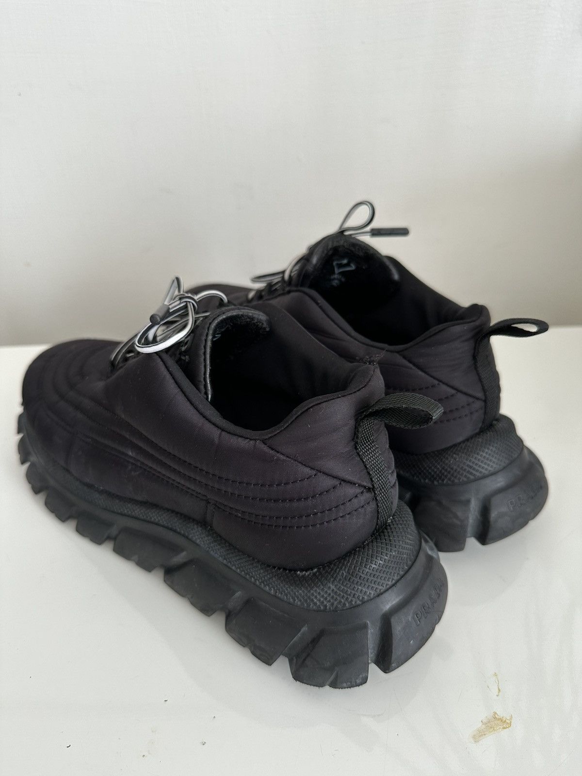 Prada Prada Rush Gabarine Black Nylon Trainers Women’s size 8 Size US 8 / IT 38 - 7 Thumbnail